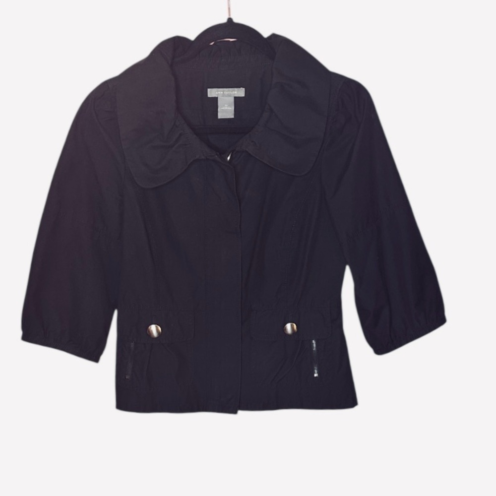 Ann Taylor Women's Black Jacket Size XS - Picture 3 of 5